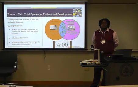 GRIP Team Presented “StoryCircles: A Third Space for Professional Development” at MI-AMTE on March 15